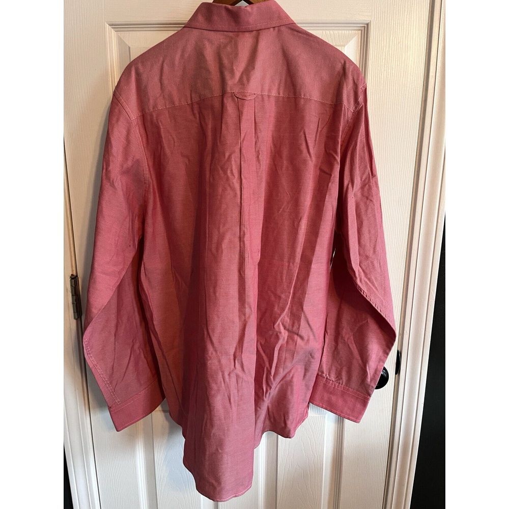Antigua Atlanta Falcons Red Long Sleeve Button Down Shirt Mens XL - Picture 3 of 8